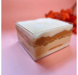 Pavê de Abacaxi, com doce de leite e coco