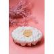 Torta Merengue de Ninho com morangos frescos e suspiro