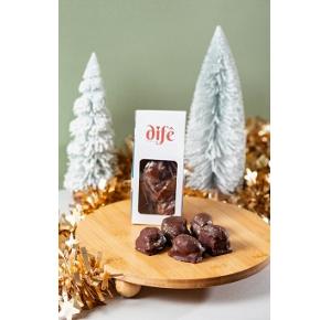 Trufas de chocotone com nutella crocante