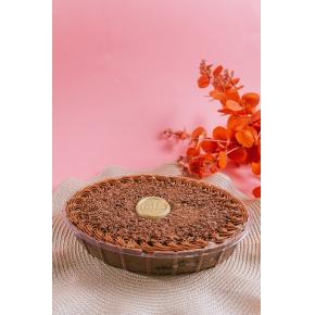 Torta na travessa Mousse de chocolate com chocolate-