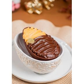 Ovo de colher Dois amores ( Brigadeiro gourmet e Ninho)